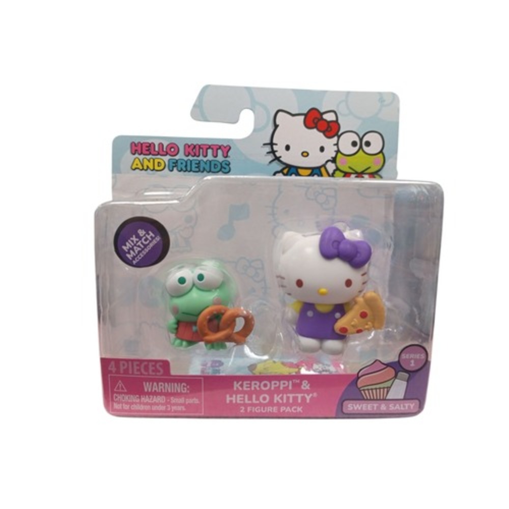 Hello Kitty & Friends Sweet and Salty Figure Series 1 Keroppi And Hello Kitty